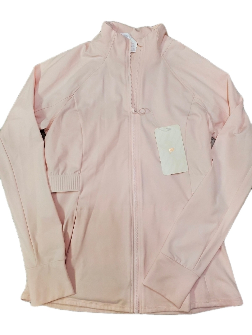Fabletics Light Pink Women’s Trinity Performance Zip Jacket Medium